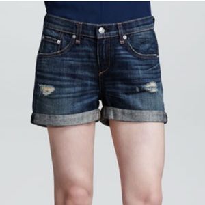 Rag & Bone Boyfriend Denim Shorts in Sheffield